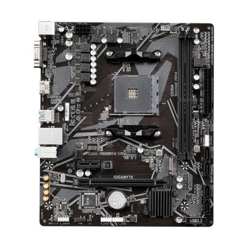 Alternative view of Gigabyte A520m K V2 Placa De Base M.2 Ddr4 Socket Am4 Chipset Amd A520 Micro Atx