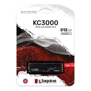 Unidad De Estado Sólido Nvme M.2 Pcie 4.0 De 512 Gb Kc3000 2280 De Kingston - Skc3000s/512g - Imagen 3