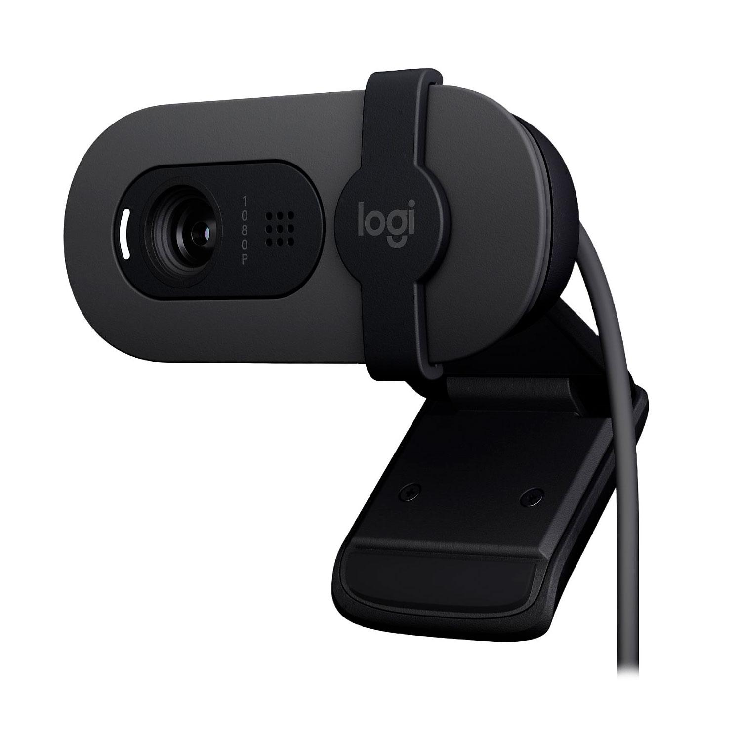 Cámara Web Logitech Brio 100 Full Hd Con Micrófono Incorporado De 30 Fps 960-001586 - Grafito