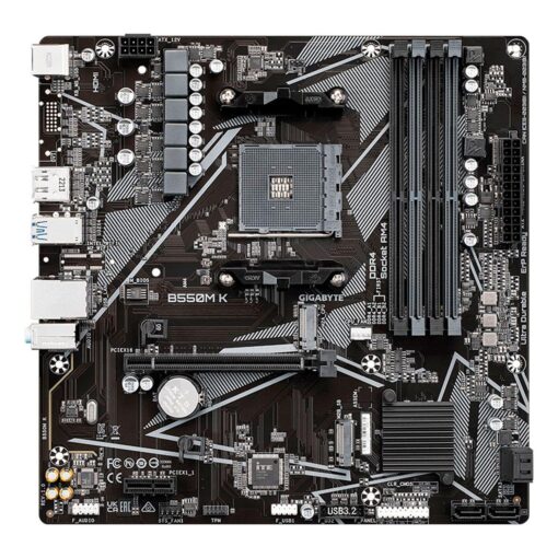 Alternative view of Gigabyte B550m Placa De Base K Socket Am4 Chipset Amd B550 Ddr4 Micro Atx