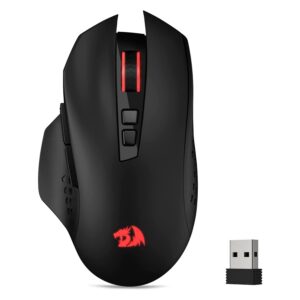 Mouse Inalámbrico Para Juegos Redragon M656 Gainer, Color Negro - Imagen 3