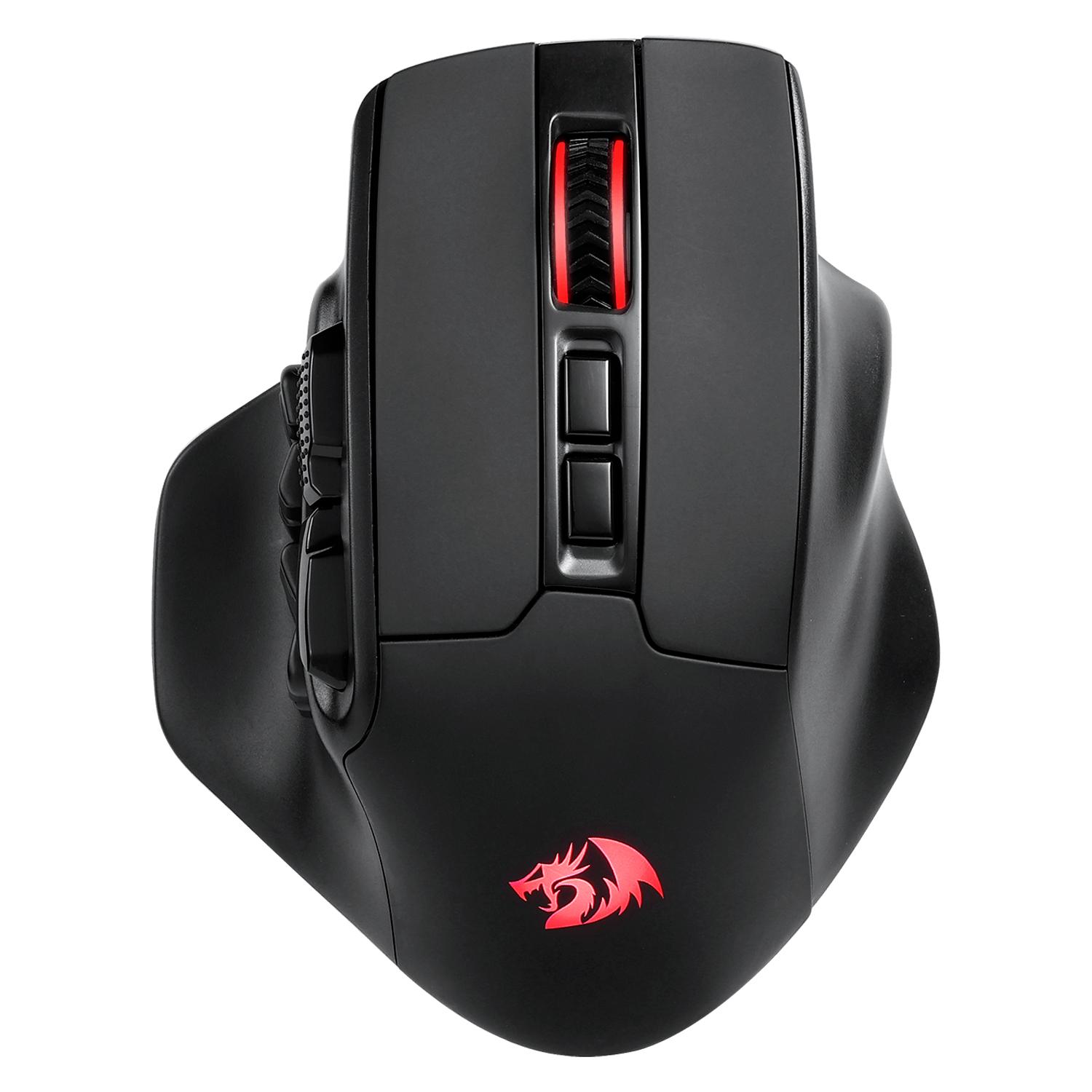 Mouse Inalámbrico Para Juegos Mmo Redragon M811 Pro Aatrox, Color Negro