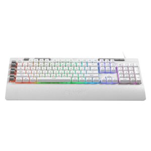 Teclado Para Juegos Redragon Shiva Lunar White K512w-rgb - Blanco - Imagen 2