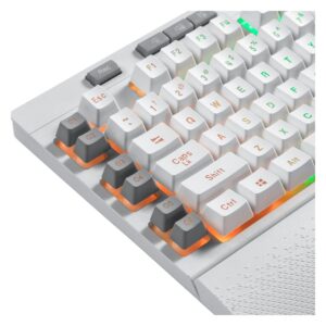 Teclado Para Juegos Redragon Shiva Lunar White K512w-rgb - Blanco - Imagen 4