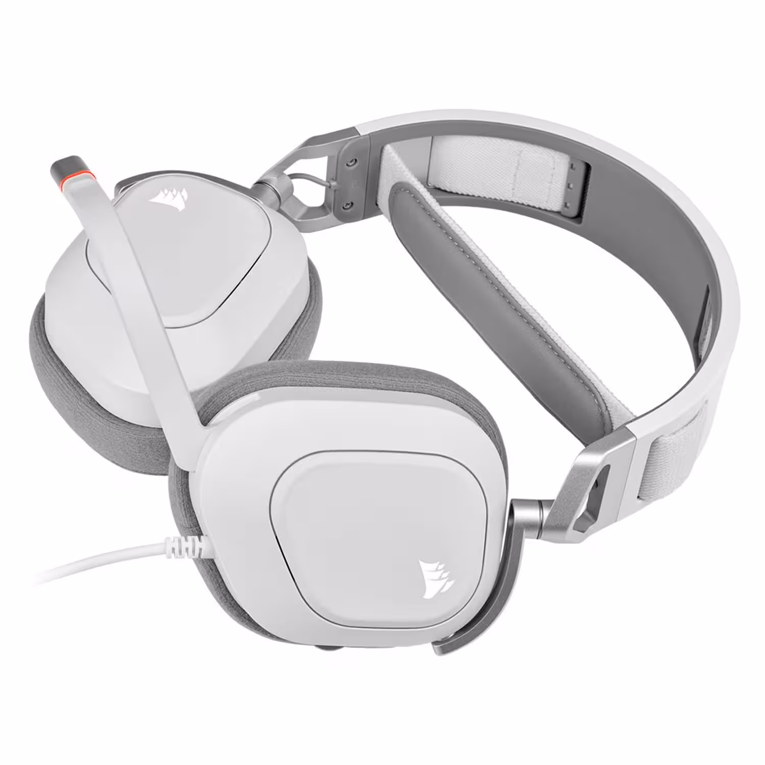 Alternative view of Headset Gamer Corsair Hs80 Rgb Usb - Blanco (ca-9011238-na)