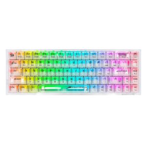 Teclado Para Juegos Redragon Fizz K617ct-rgb Con Interruptor Transparente Y Diseño Del 60 % - Transparente