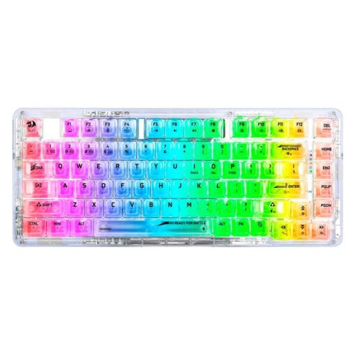 Teclado Inalámbrico Para Juegos Redragon Elf Pro Con Interruptores Translúcidos Y Diseño Personalizado,78% Cobertura