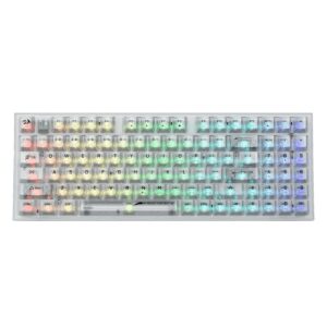 Teclado Inalámbrico Para Juegos Redragon Irelia Pro K658ct-rgb-pro - Transparente