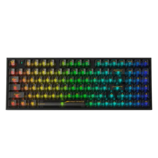 Teclado Inalámbrico Para Juegos Redragon Irelia Pro K658ctb-rgb-pro - Negro Transparente