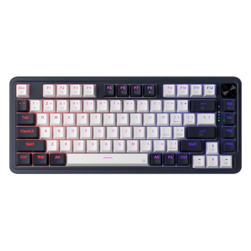 Redragon Ucal K673wb Pro Teclado Gamer Inalámbrico - Blanco Negro