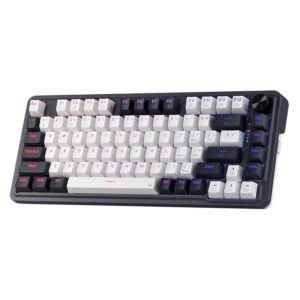 Redragon Ucal K673wb Pro Teclado Gamer Inalámbrico - Blanco Negro - Imagen 2