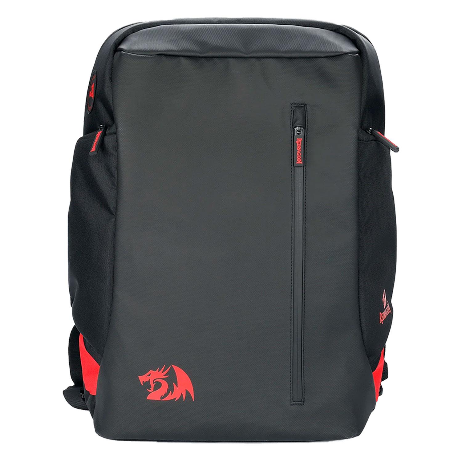 Mochila Para Portátil Redragon Tardis Gb-100, Color Negro Y Rojo