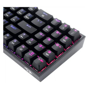 Teclado Inalámbrico Para Juegos Redragon Pollux Pro K628-rgb-b Con Diseño De Interruptores Azules, Color Negro - Imagen 2