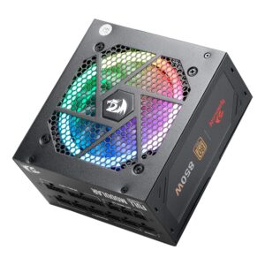 Redragon Gc-ps007 Atx 850w 80 Plus Gold Pfc Fuente De Alimentación Bivoltio Modular Completa Activa - Negro - Imagen 2