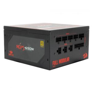 Fuente De Alimentación Modular Bivolt Redragon Rgps Gc-ps008 Atx 650w 80 Plus Gold Active Pfc - Negro - Imagen 3