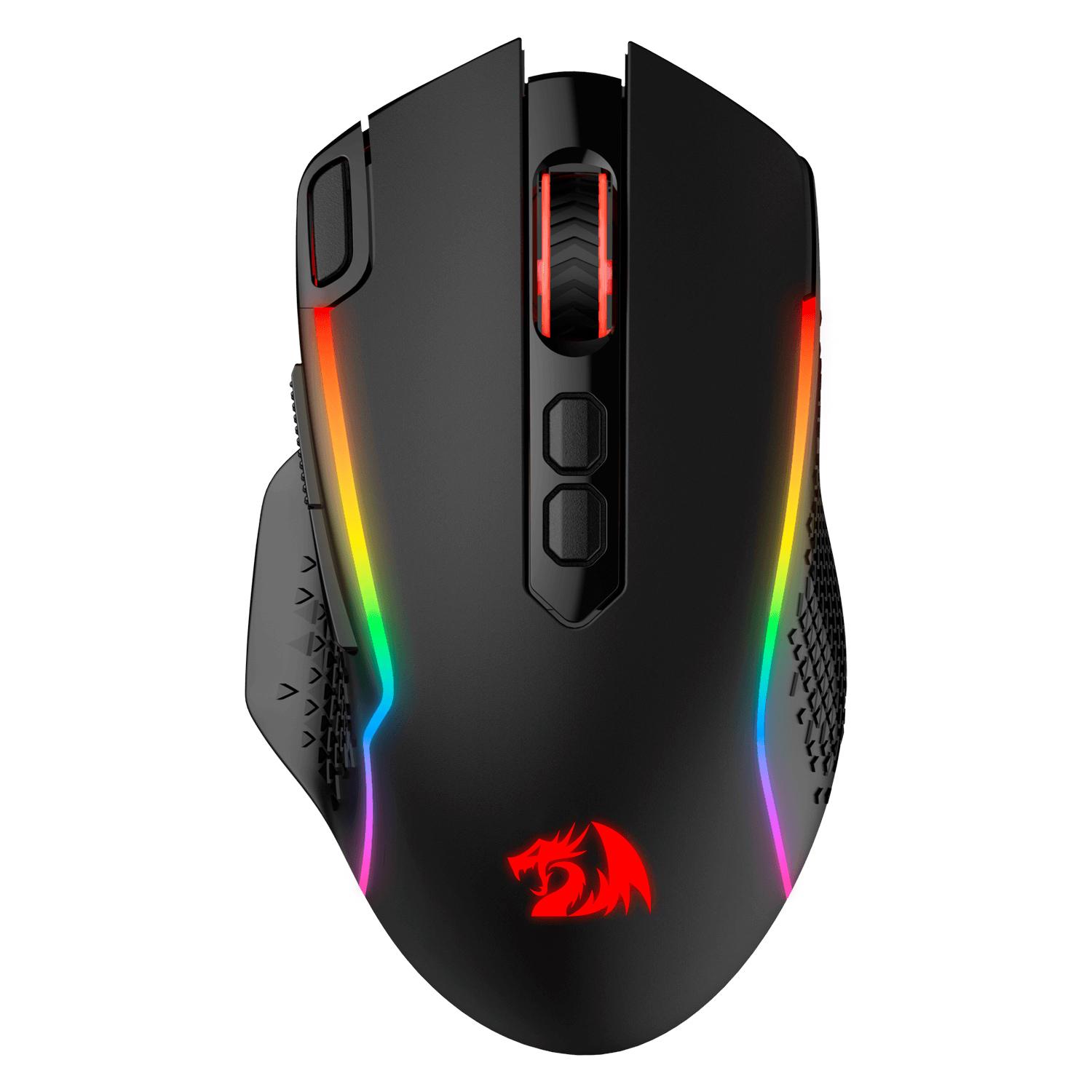 Mouse Inalámbrico Para Juegos Redragon Taipan Pro M810 De 10 000 Dpi, Color Negro