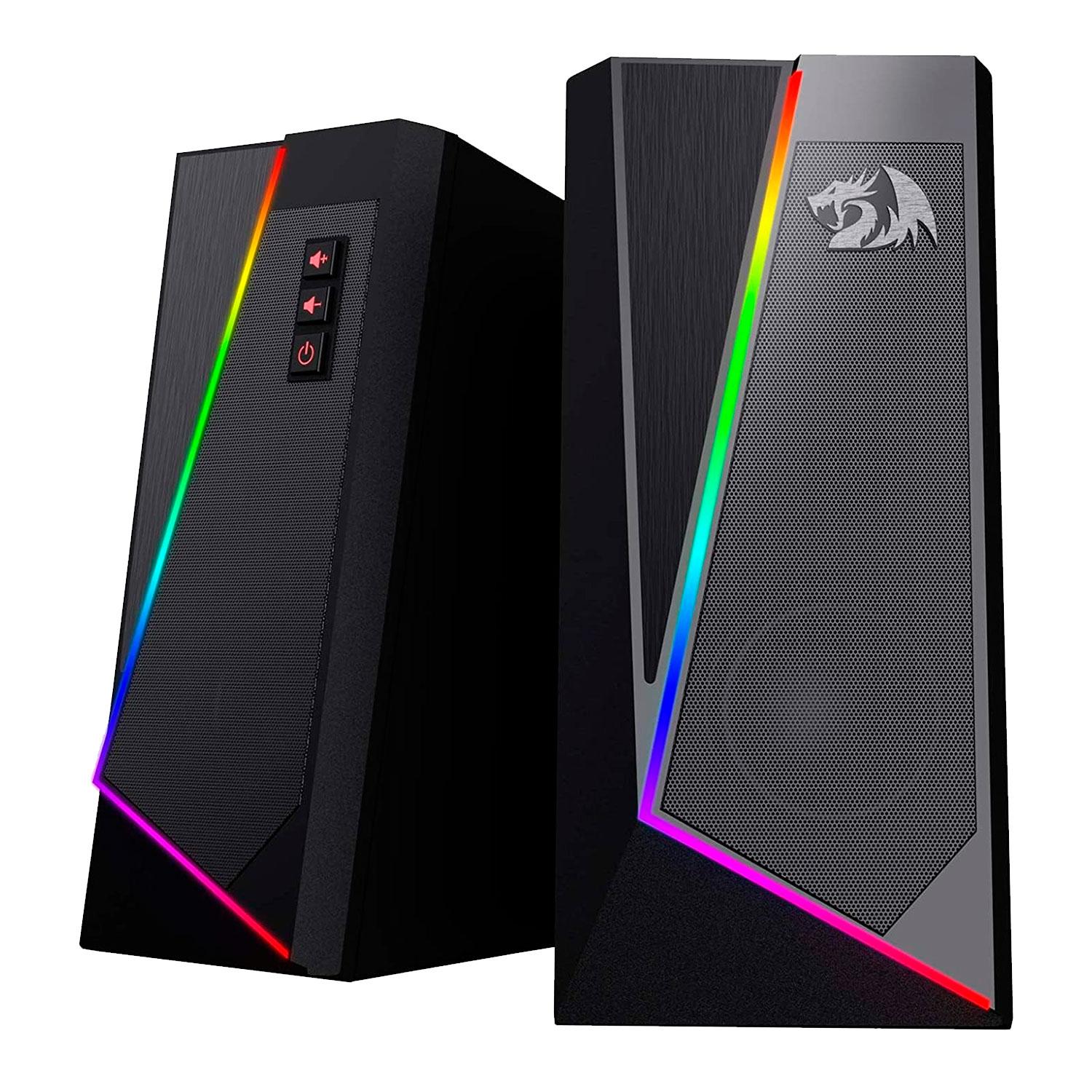 Altavoz Auxiliar Rgb Redragon Anvil Gs520 Usb P2 (negro)