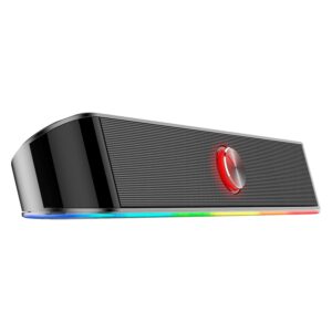Barra De Sonido Auxiliar Para Gamers Redragon Adiemus Gs560 Usb P2 Rgb - Negro - Imagen 3