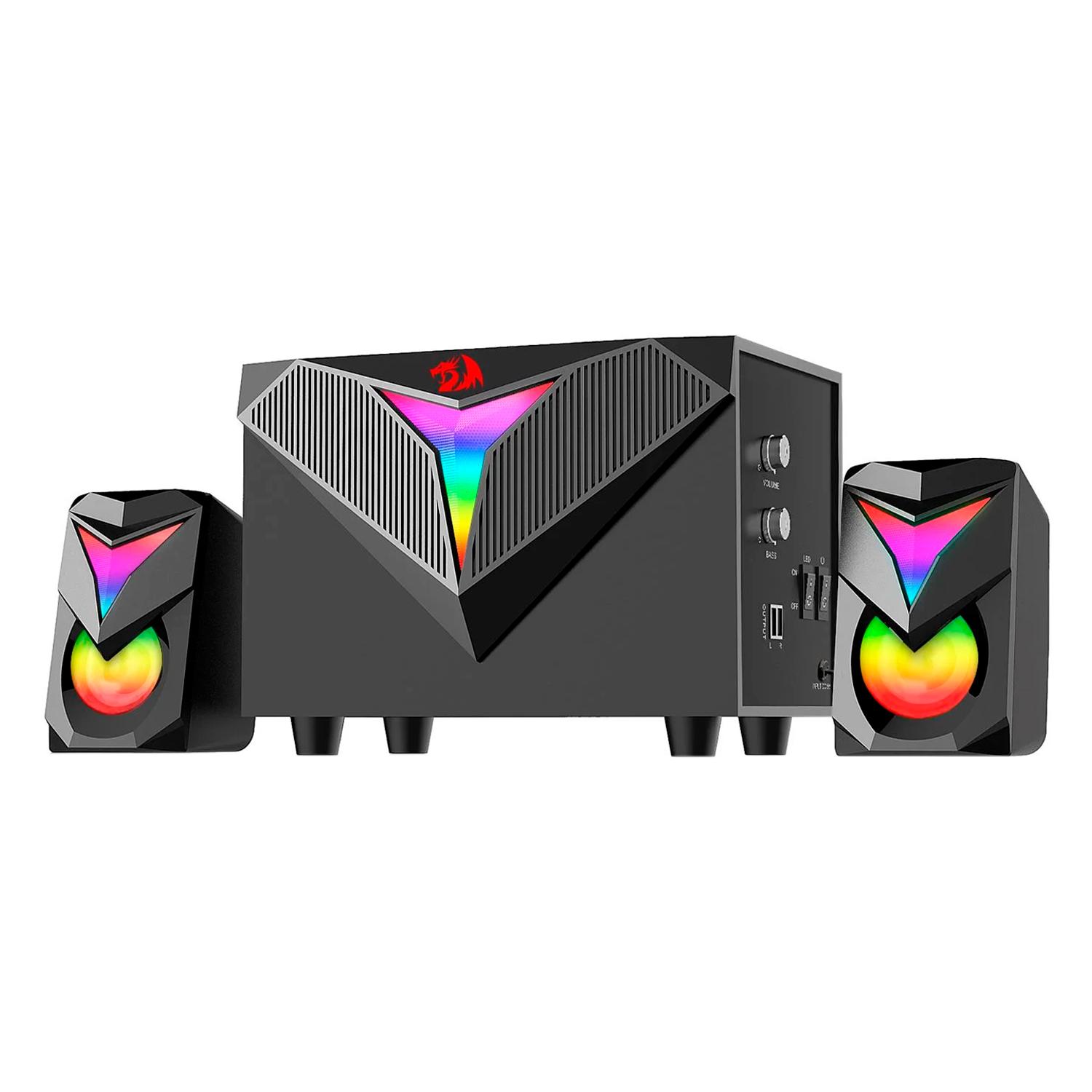 Altavoz Auxiliar Para Jugadores Usb Redragon Toccata Gs700 Rgb P2
