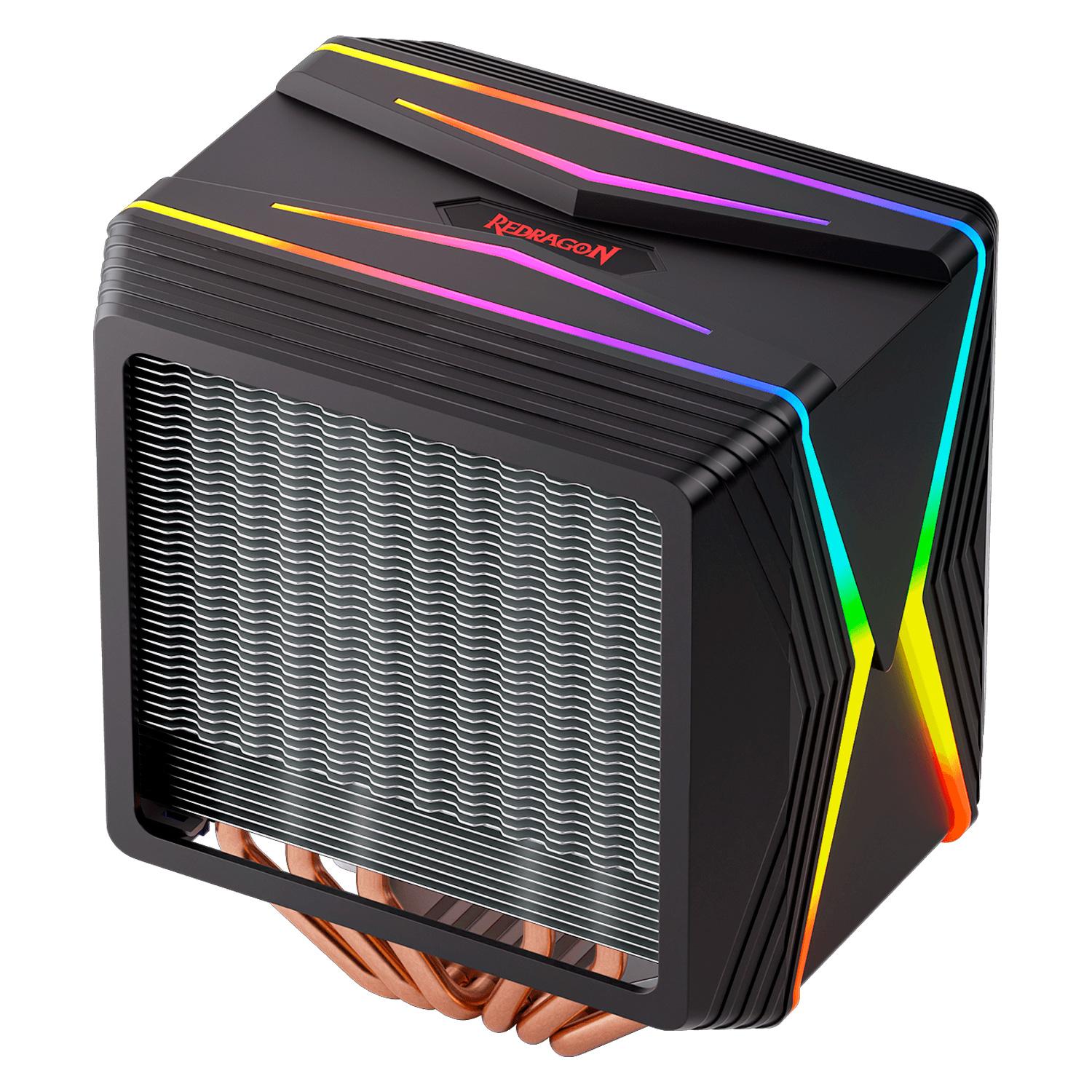Disipador De Calor Para Cpu Redragon Hodur Cc-2188 Argb, Color Negro