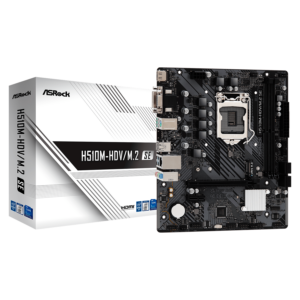 Placa Madre Asrock H510m-hdv/m.2 Se Ddr4 Socket Lga 1200 Chipset Intel H510 Micro Atx