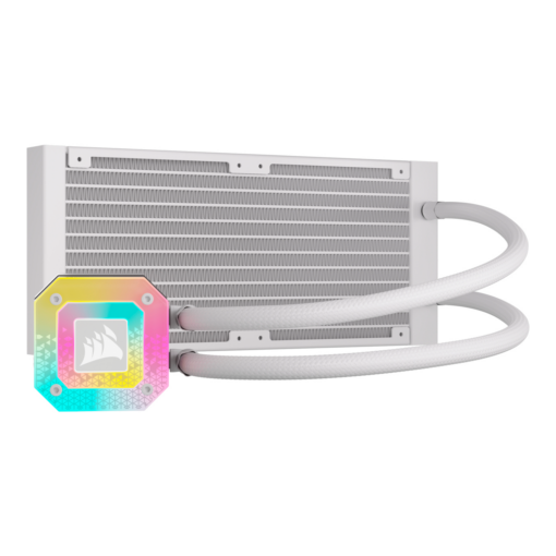 Alternative view of Water Cooler Para Procesador Corsair Icue H100i Elite, Color Blanco (cw-9060072-ww)