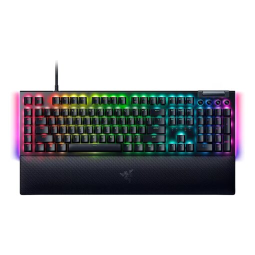 Teclado Gamer Razer Blackwidow V4 Rz03-04691900-r3u1 Rgb Switch Yellow - Negro