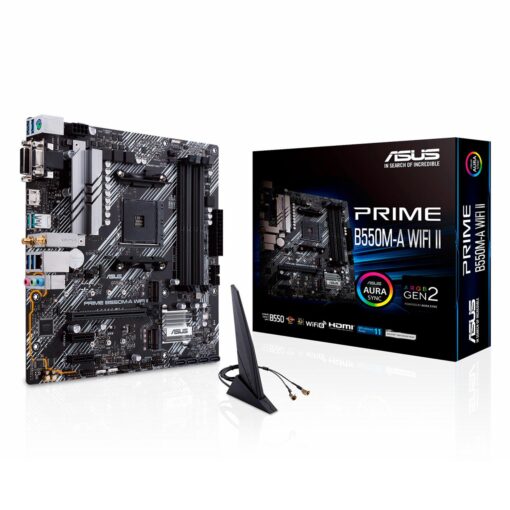 Asus Prime B550m-a Wifi Ii Ddr4 Socket Am4 Chipset Amd B550 Micro Atx