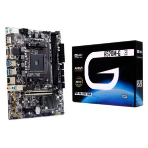 Placa Madre Goline A520m-g Ddr4 Socket Am4 Chipset Amd A520 Micro Atx (1 Año De Garantía)