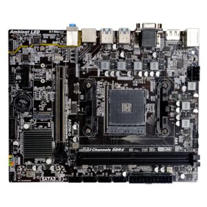 Placa Madre Goline A520m-g Ddr4 Socket Am4 Chipset Amd A520 Micro Atx (1 Año De Garantía) - Imagen 3
