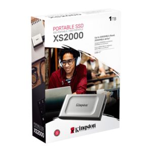 Kingston Sxs2000/1000g 1tb 2.5" Usb 3.2 Ssd Externo Portátil - Gris - Imagen 3
