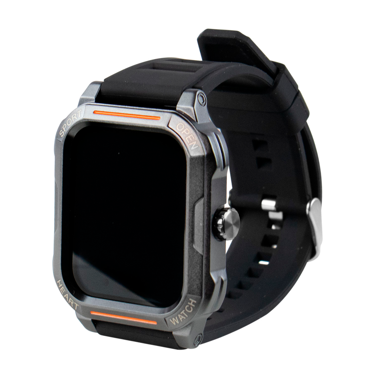 Smartwatch Blulory Glifo Rts De 50 Mm, Color Negro