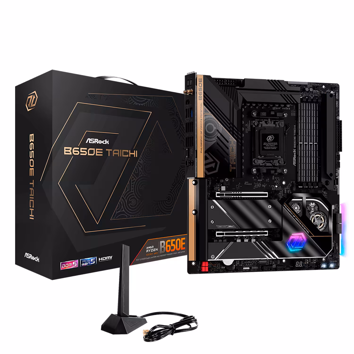 Placa Madre Asrock B650e Taichi Socket Am5 Chipset Amd B650 Ddr5 E-atx Wifi