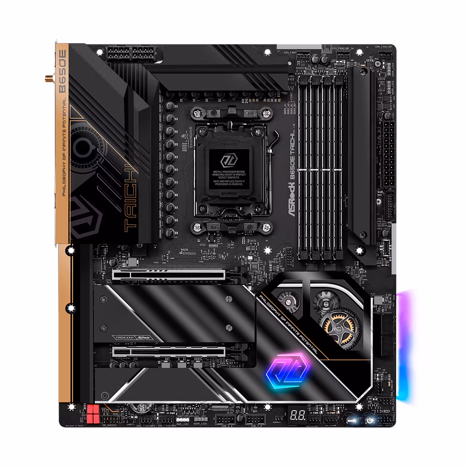 Alternative view of Placa Madre Asrock B650e Taichi Socket Am5 Chipset Amd B650 Ddr5 E-atx Wifi