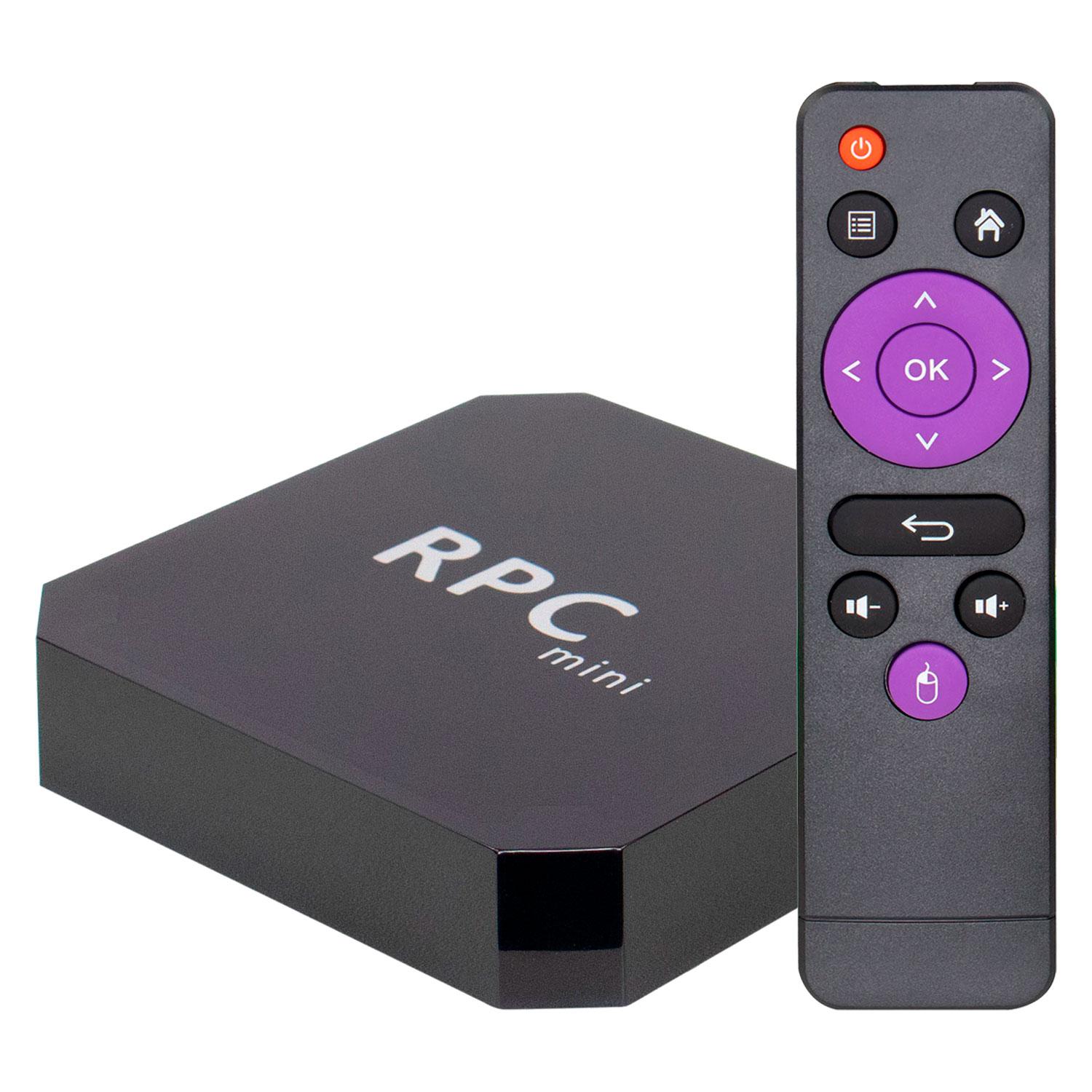 Receptor De Tv Rpc Mini 8k Con Wi-fi, 512 Gb Y 64 Gb De Ram, Color Negro