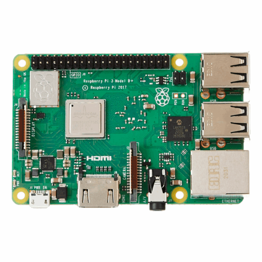 Alternative view of Raspberry Pi 3 Modelo B+ Reino Unido 800318 Pc