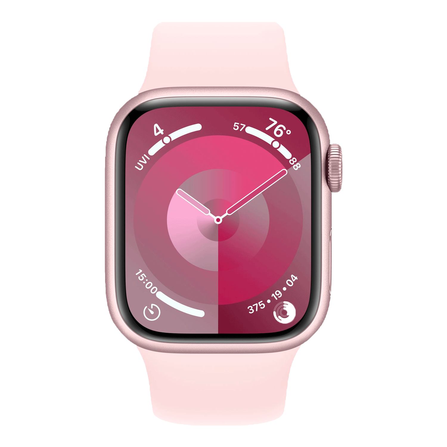 Alternative view of Apple Watch Series 9 Mr933ll/a Caja De Aluminio 41 Mm Rosa - Rosa Deportiva