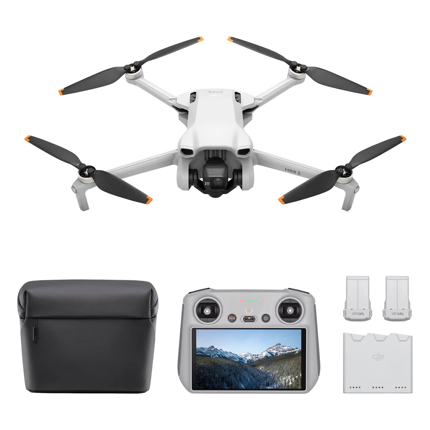 Dron Rc Dji Rtf Mini 3 Fly More Combo - 3 Baterías (con Pantalla)