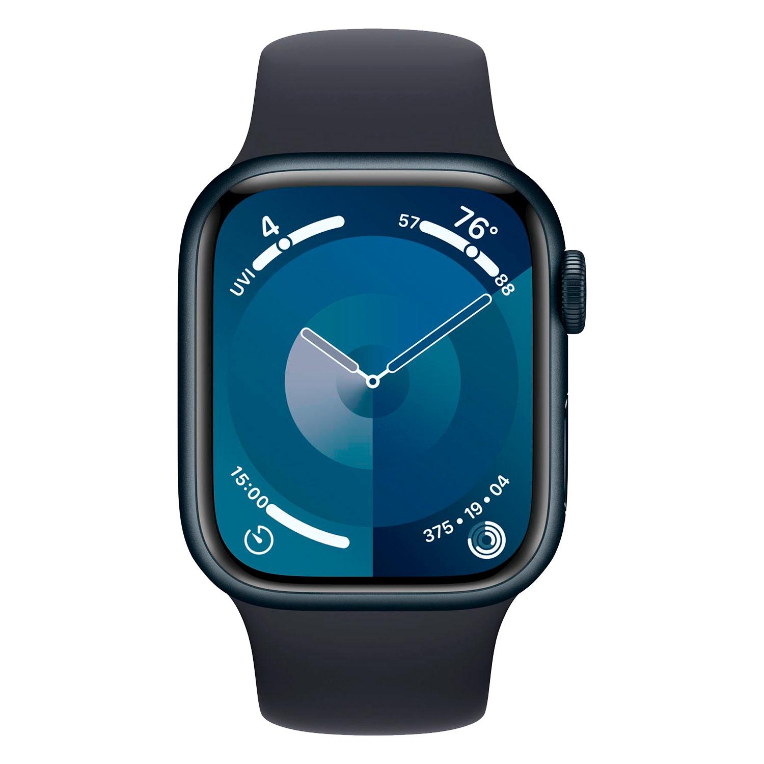 Alternative view of Apple Watch Series 9 Mr8w3ll/a Caja De Aluminio 41 Mm Medianoche - Medianoche Sport S/m