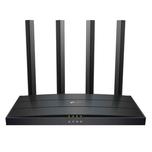 Enrutador Bivolt Tp-link Archer Ax12 Wi-fi 6 De Banda Dual Ax1500 De 5 Ghz Y 1201 Mbps, Color Negro