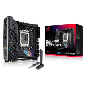 Placa Madre Para Juegos Asus Rog Strix B760-i Wifi Con Zócalo Intel Lga 1700 Chipset Intel B760 Ddr5 Mini Itx