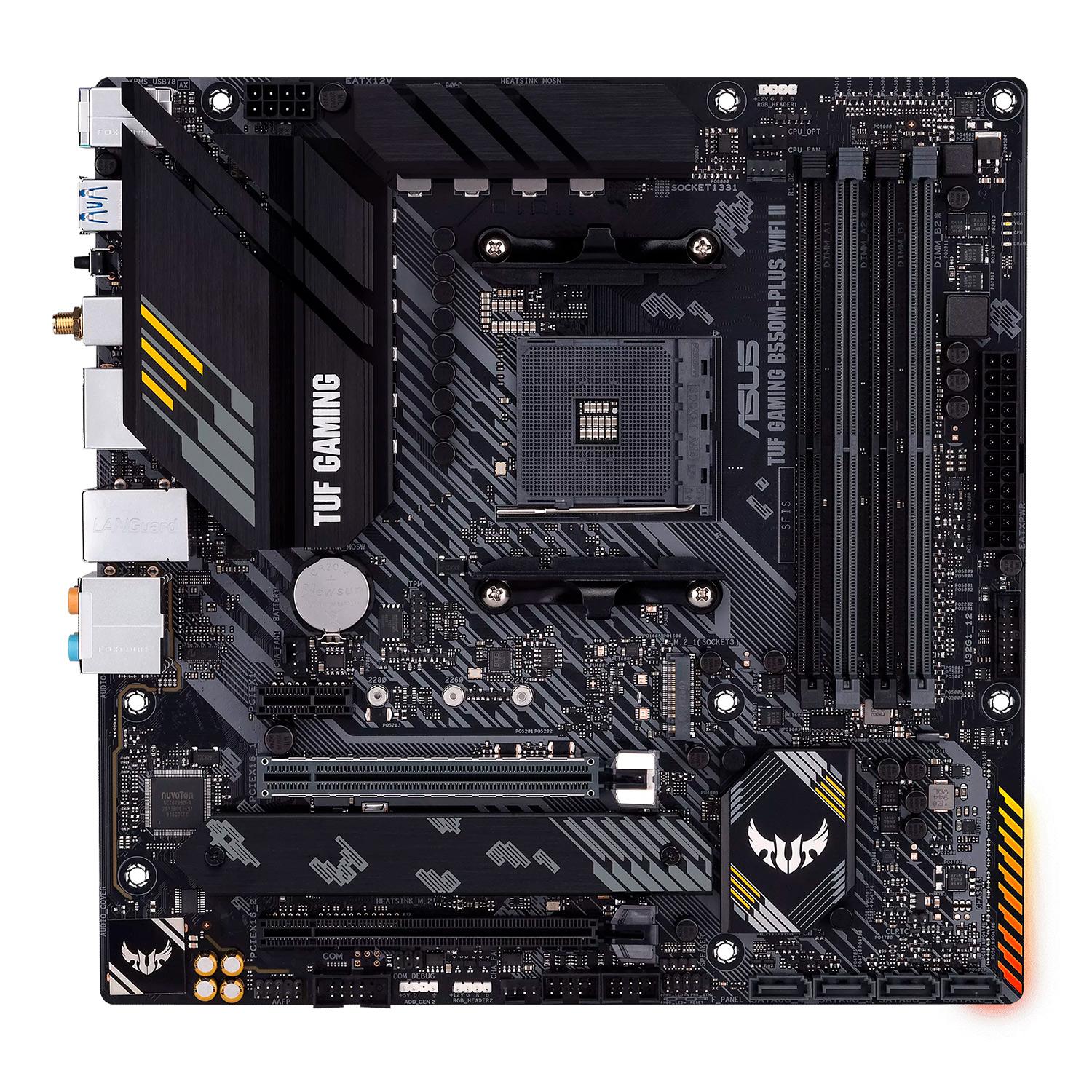 Asus Tuf Gaming B550-plus Wifi Ii Socket Am4 Chipset Amd B550 Ddr4 Atx