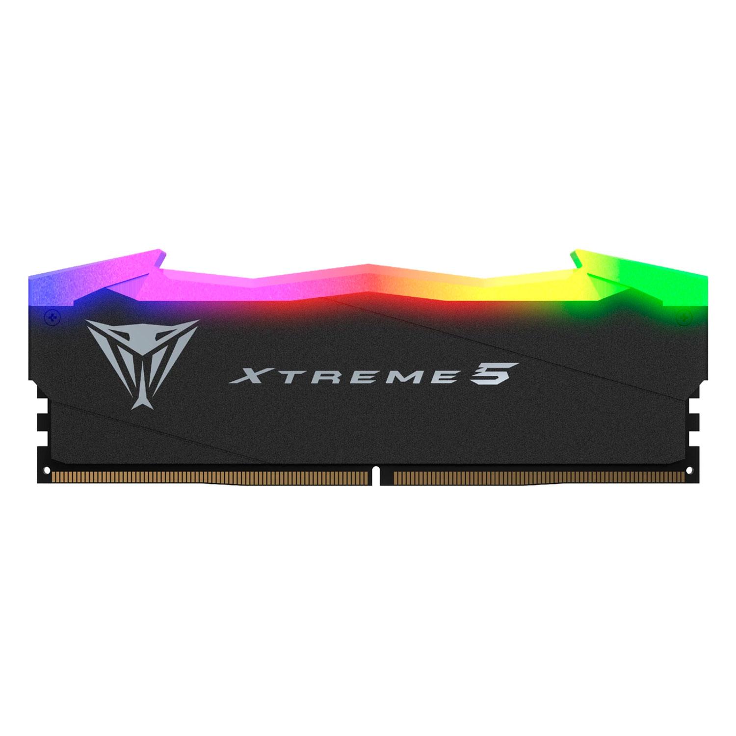Memoria Ram Ddr5 8000 Mhz Patriot Viper Xtreme 5 Rgb De 48 Gb (2 X 24 Gb) - Pvxr548g80c38k