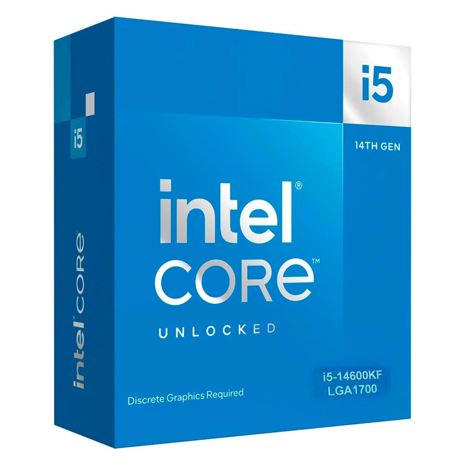 Procesador Intel Core I5-14600kf Socket Lga 1700 14 Núcleos 20 Subprocesos 3,5 Ghz Y 5,3 Ghz Turbo Cache 24 Mb