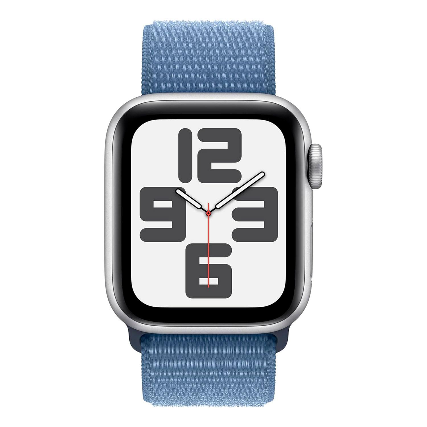 Alternative view of Apple Watch Se 2 Mre33ll/a 40 Mm Caja De Aluminio Correa Deportiva Color Plata Y Azul