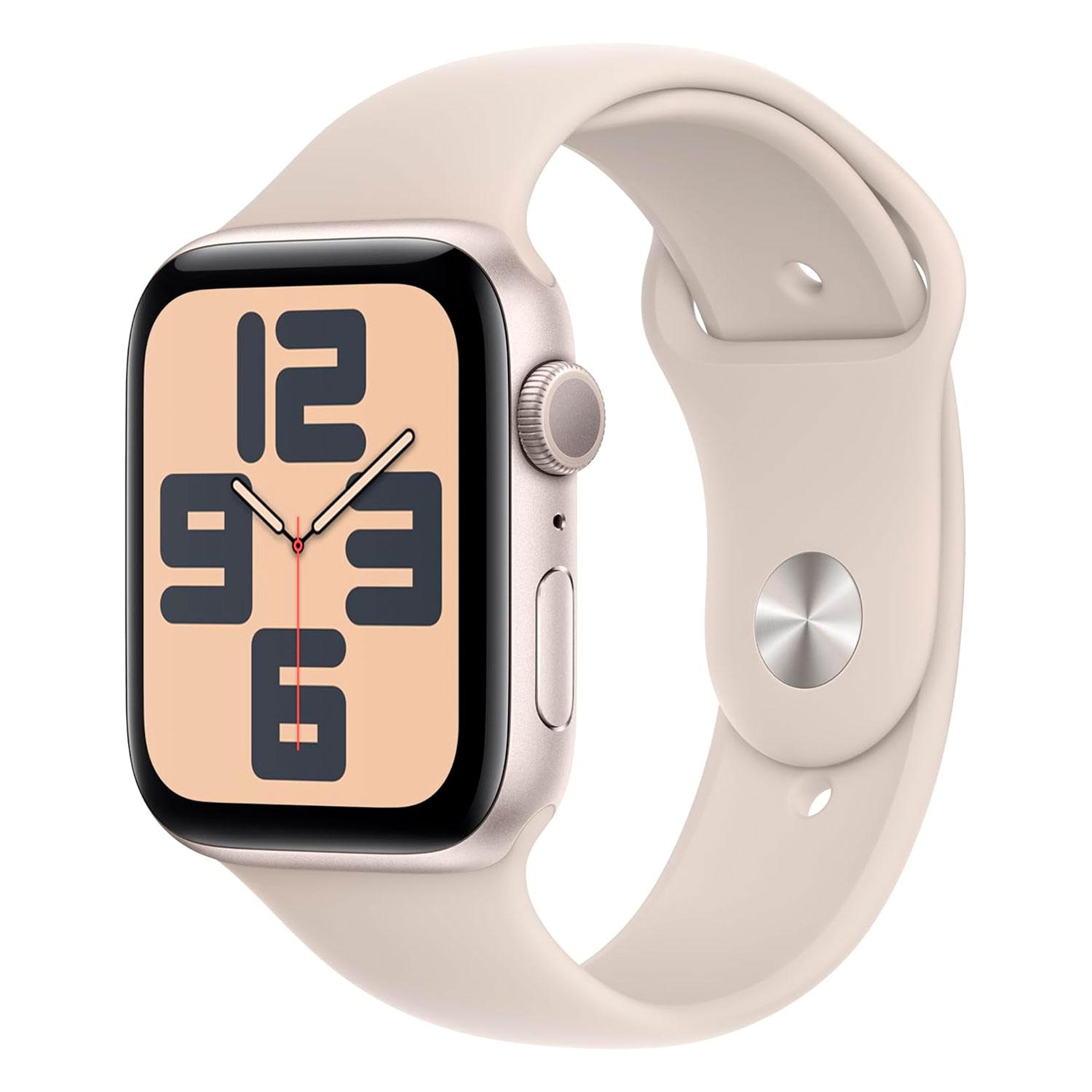 Apple Watch Se 2 Mre43ll/a 44 Mm Caja De Aluminio Stellar - Stellar Sport