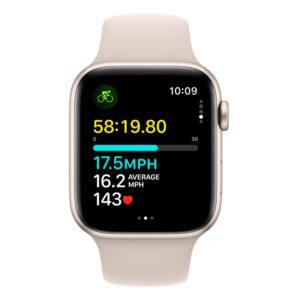 Apple Watch Se 2 Mre53ll/a Caja De Aluminio 44 Mm Stellar - Sport Stellar M/l - Imagen 4