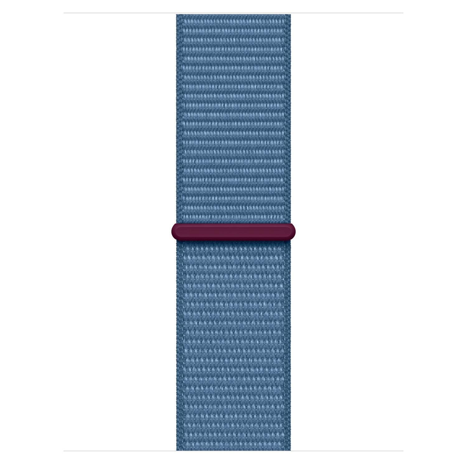 Apple Watch Se 2 Mref3ll/a Caja De Aluminio 44 Mm Correa Deportiva Color Plata Y Azul - Imagen 4