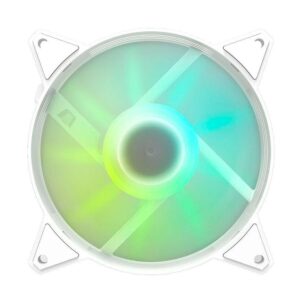 Fan Para Caja Argb De 12 Cm Darkflash C6m Aurora Spectrum, Color Blanco - Imagen 2