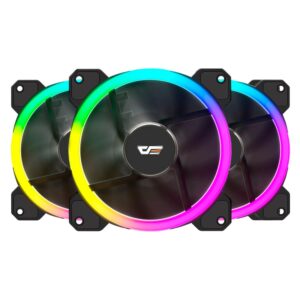 Fan Para Caja 3 En 1 Darkflash Dr11 Argb, Color Negro
